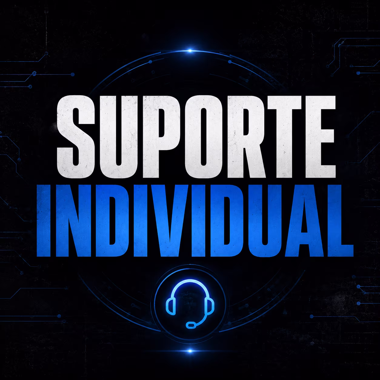 Imagem do suporte individual no WhatsApp
